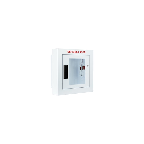 Cubix Safety Semi Recessed, Alarmed, Compact AED Cabinet SR-S - main